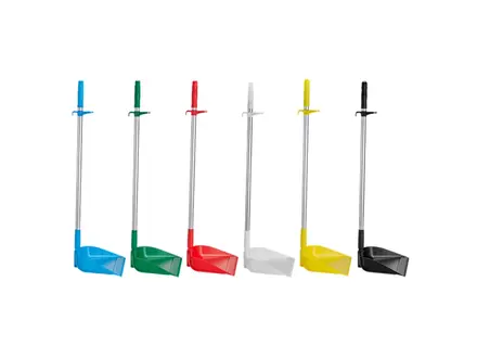Vikan 56623 hygiënisch stofblik op steel 330 mm blauw