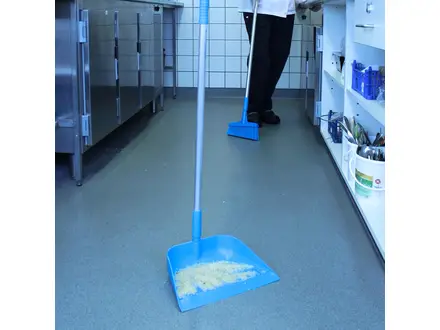Vikan 56623 hygiënisch stofblik op steel 330 mm blauw