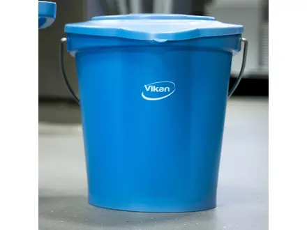 Vikan 56862 emmer met RVS hengsel 12 liter groen