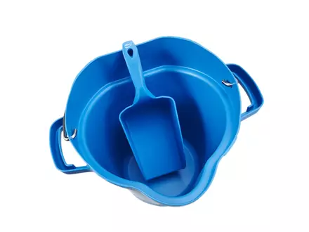 Vikan 56922 emmer met RVS hengsel 20 liter groen