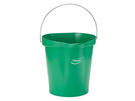 Vikan 5694 emmer detecteerbaar polypropyleen met RVS hengsel 12 liter