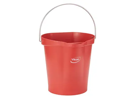 Vikan 56944 emmer lekvrij detecteerbaar polypropyleen 12 liter rood
