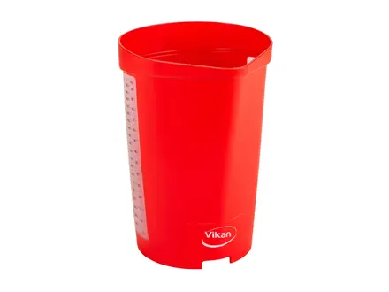 Vikan 60004 maatbeker polypropyleen 2 liter rood