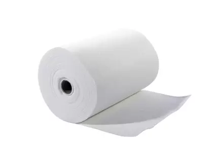 Stofwisdoek met kleefmiddel viscose/PP 62x22 cm wit