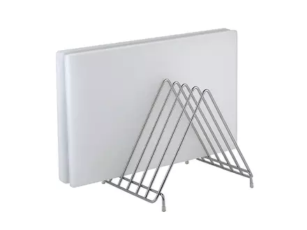 Houder voor 6 snijplanken RVS 270x320x280 mm