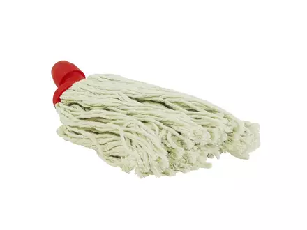Spaanse mini-mop katoen met schroefdraadbevestiging 250 gr