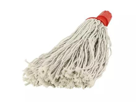 Spaanse mini-mop katoen met schroefdraadbevestiging 220 gr