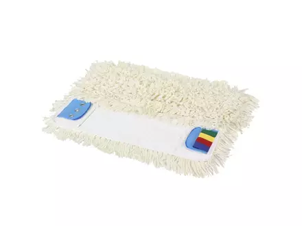 Vlakmop met flap 3 ring en insteekhoezen katoen 40 cm