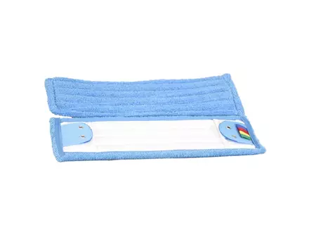 Vlakmop met flap en insteekhoezen microvezel 46x16 cm