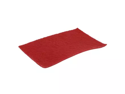 Schuurlapje dun 230x150x8 mm rood