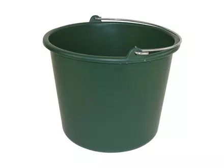 Emmer kunststof 12 liter groen