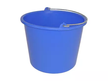 Emmer kunststof 12 liter blauw
