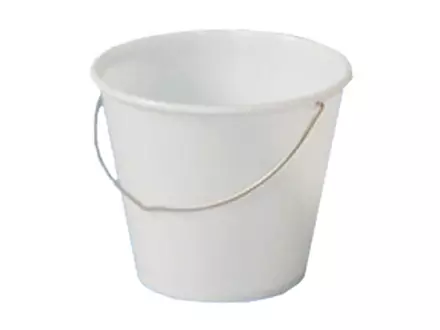 Emmer kunststof 12 liter wit