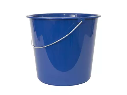 Emmer kunststof 10 liter blauw
