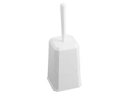 Euro Products Pearl toiletborstel en houder gesloten wit