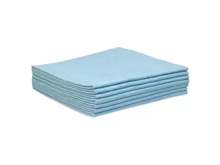 Euro Products klassieke poetsdoeken non-woven 38x40 cm blauw