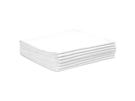 Euro Products klassieke poetsdoeken non-woven 38x40 cm wit
