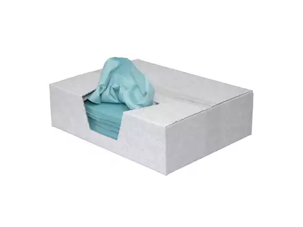 Euro Products Toptex Sky-blue poetsdoeken 38x30 cm blauw