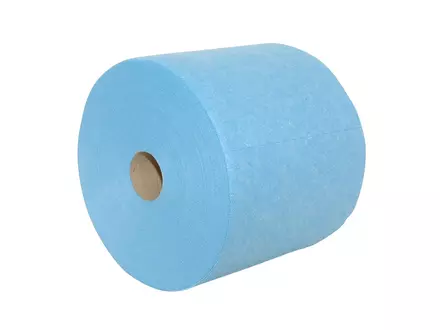 Euro Products F-wipe poetsdoekrol 38x30 cm blauw