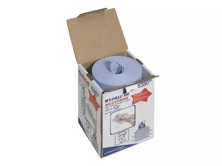 Kimberly-Clark Wypall X60 8380 poetsdoekrol 420x245 mm blauw