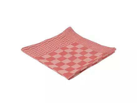 Theedoek geblokt 65x65 cm