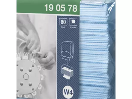 Tork reinigingsdoeken Industrial Low-Lint non-woven W4 blauw