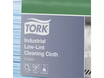 Tork reinigingsdoeken Industrial Low-Lint non-woven W4 blauw