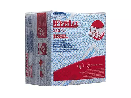 Kimberly-Clark WypAll X80 Plus poetsdoeken 355x335 mm
