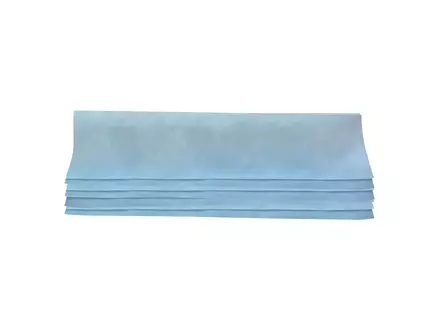 Euro Products Toptex Aqua Blue poetsdoeken 42x40 cm blauw<linebreak>