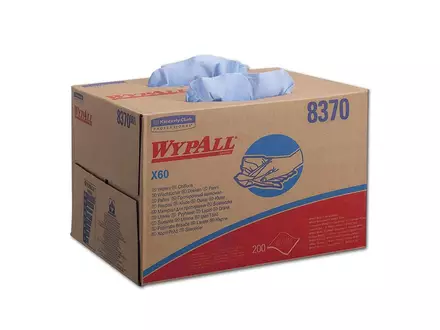 Kimberly-Clark WypAll X60 8370 poetsdoeken Brag Box 426x317 mm blauw