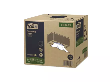 Tork reinigingsdoeken Cleaning gevouwen 1-laags W4 wit