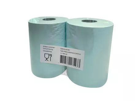 FMCP Hydro Wipe poetsdoekrol 30x30 cm blauw