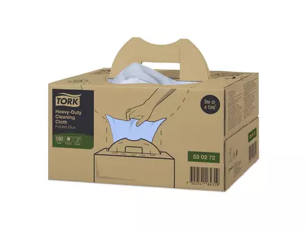 Tork Heavy-Duty reinigingsdoeken Handy Box W7 blauw