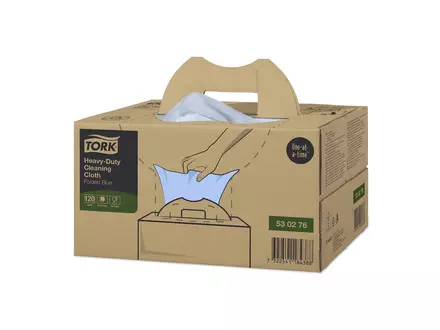 Tork Heavy-Duty Cleaning Cloth reinigingsdoeken Handy Box W7 blauw