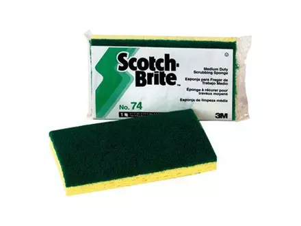 3M Scotch-Brite 74 HACCP schuurspons geel/groen