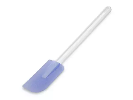 Pannenlikker siliconen blauw/wit