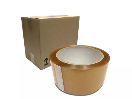 Tape rollen 48 mm breed polypropyleen solvent 66 meter