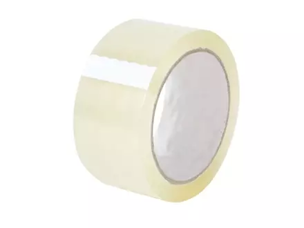 Tape PP acryl 25 mu transparant 48 mm x 66 meter