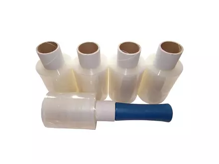 Stretchfolie dispenser mini blauw