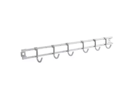 Ophangrek RVS met 10 haken 70 cm