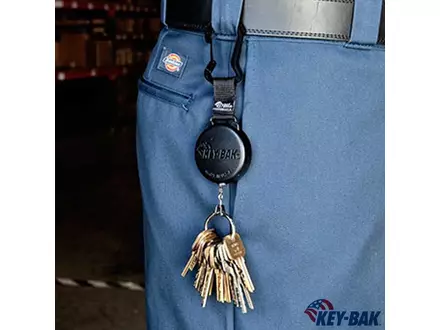 Key-Bak Securit uittrekbare sleutelhanger kevlar koord 120 cm