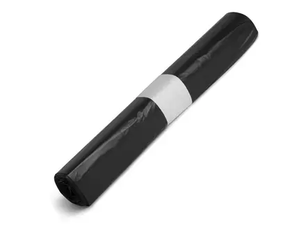 Afvalzakken zwart HDPE T25 80x100 cm