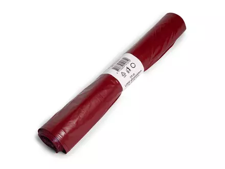 Afvalzakken rood LDPE T70 90x110 cm