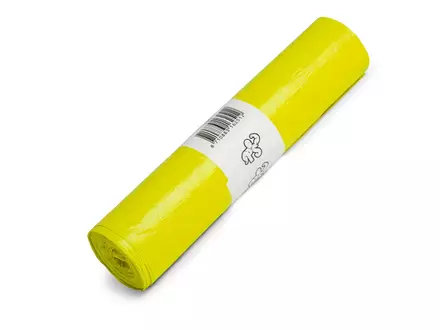 Afvalzakken geel HDPE T30 70x110 cm