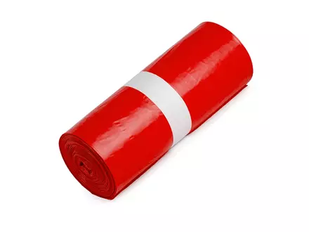 Afvalzakken rood HDPE T35 90x120 cm