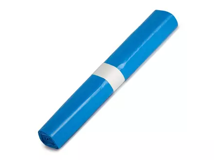 Afvalzakken blauw HDPE T15 63x70 cm
