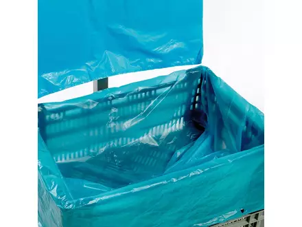 Kratzak HDPE 68/2x17x63 cm T20 geel