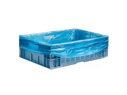 Kratzak MDPE 62/2x21x70 cm 30 mu blauw