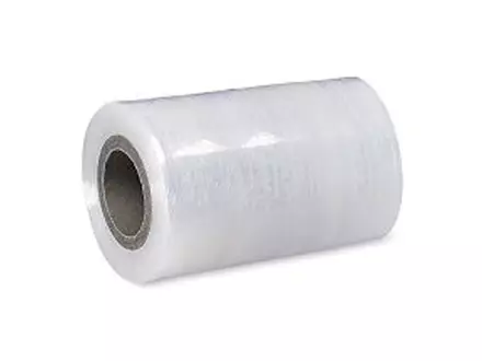 Handwikkelfolie mini 10 cm x 150 m 20 mu transparant