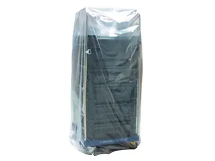 Containerhoes LDPE 1300+2x500x1900mm 30mu blauw